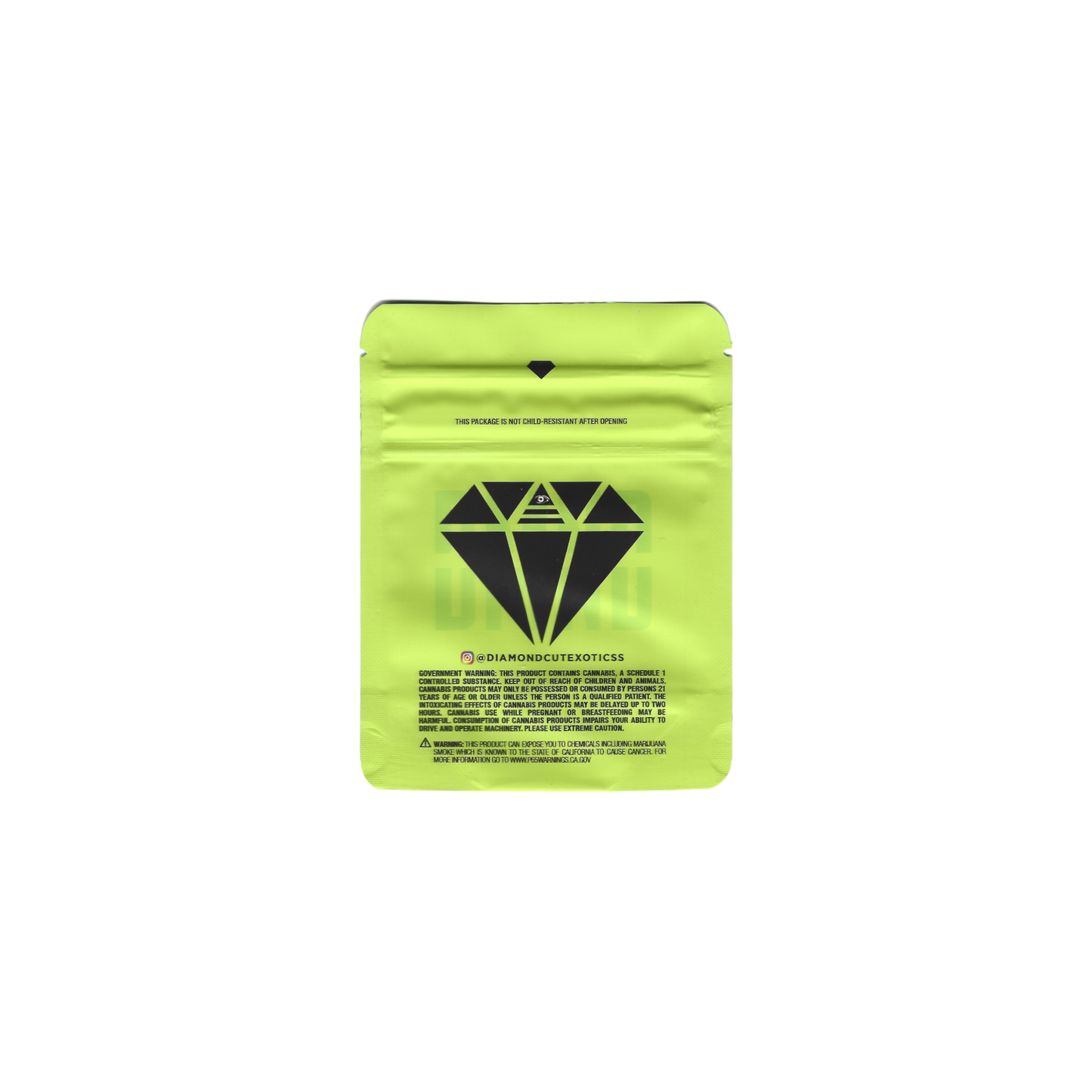 10x DIAMOND ZCOTTI Mylar Bag 3,5g - Leer
