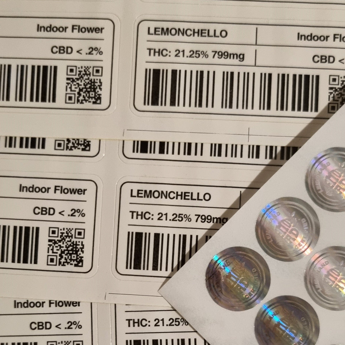10x Lemon Nade Lemonchello Mylar Bag 3,5g + Strainlabel - Leer
