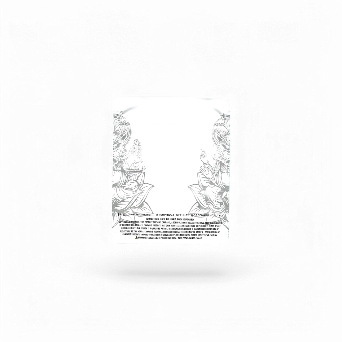 10x The Original Z White Mylar Bag 3,5g - Leer