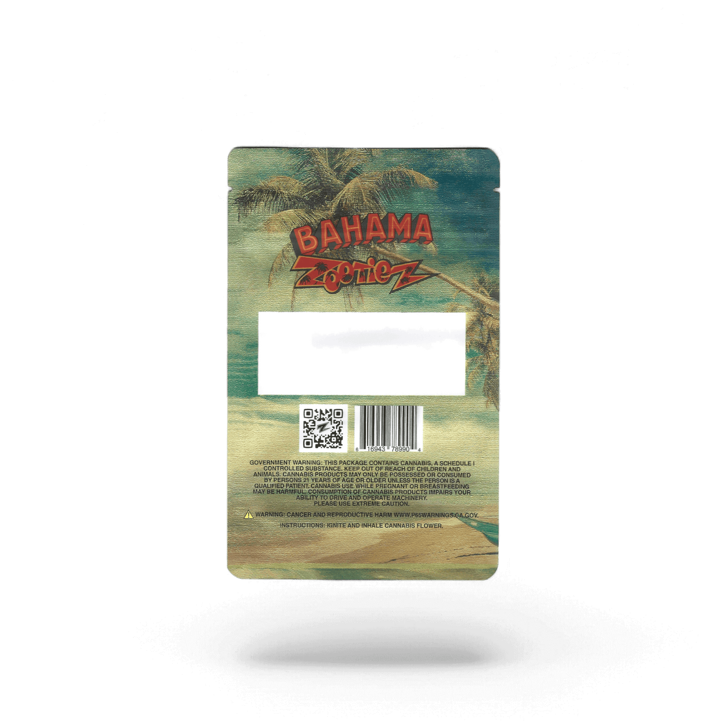 10x Bahama Zootiez Mylar Bag 3,5g - Leer