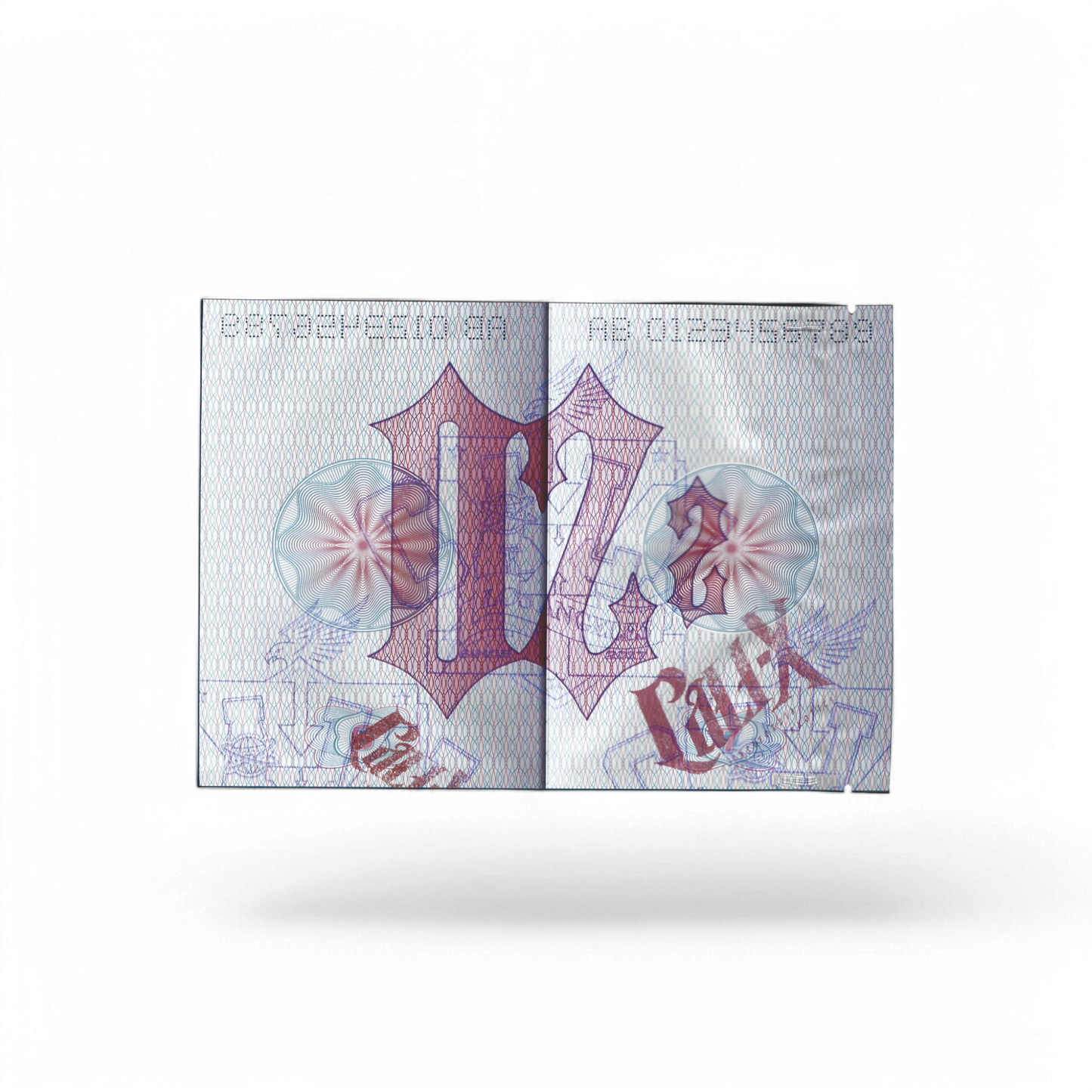 10x Cali-X OZ PASSPORT Mylar Bag 3,5g - Leer