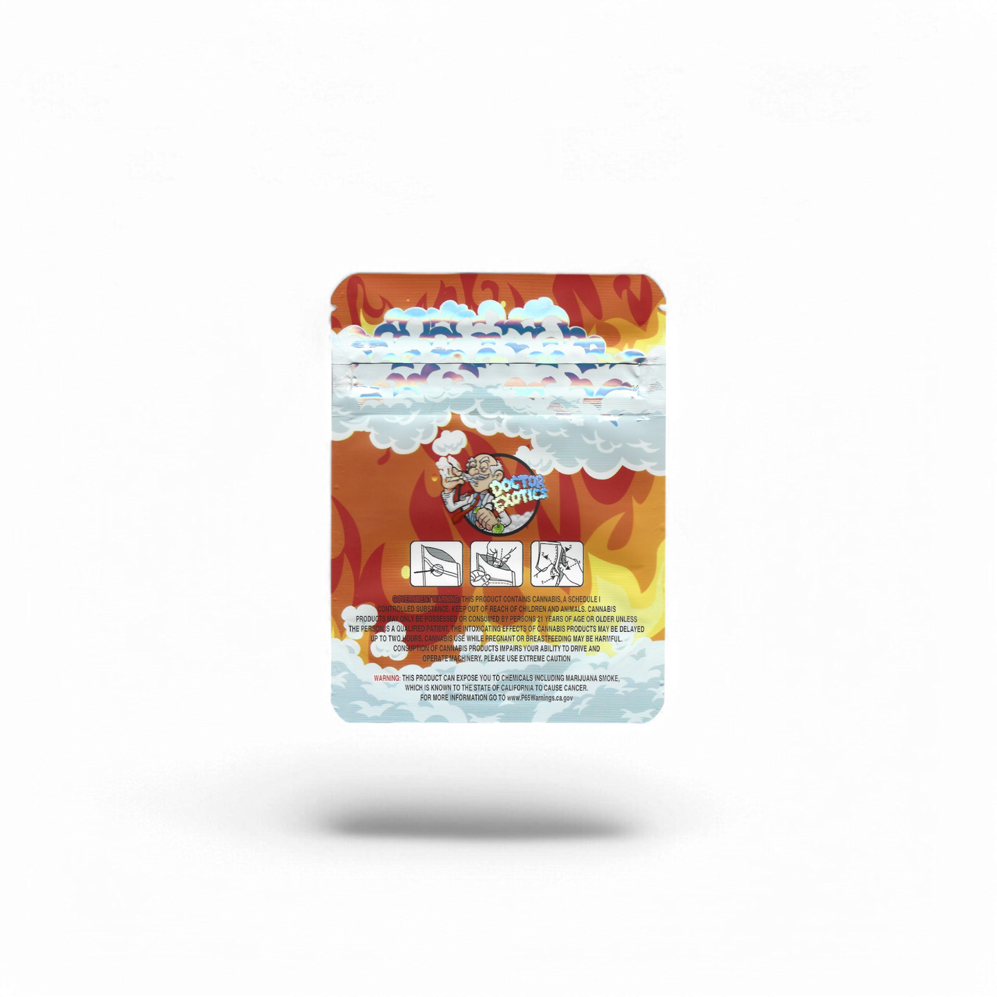 10x DOCTOR EXOTICS TURBO1 Mylar Bag 3,5g - Leer