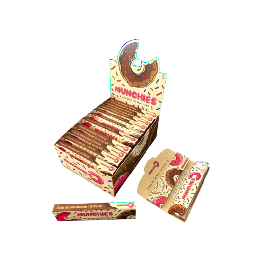 Monkey King® Munchies Papers KS Slim + Tips | Ungebleicht, Slow Burn