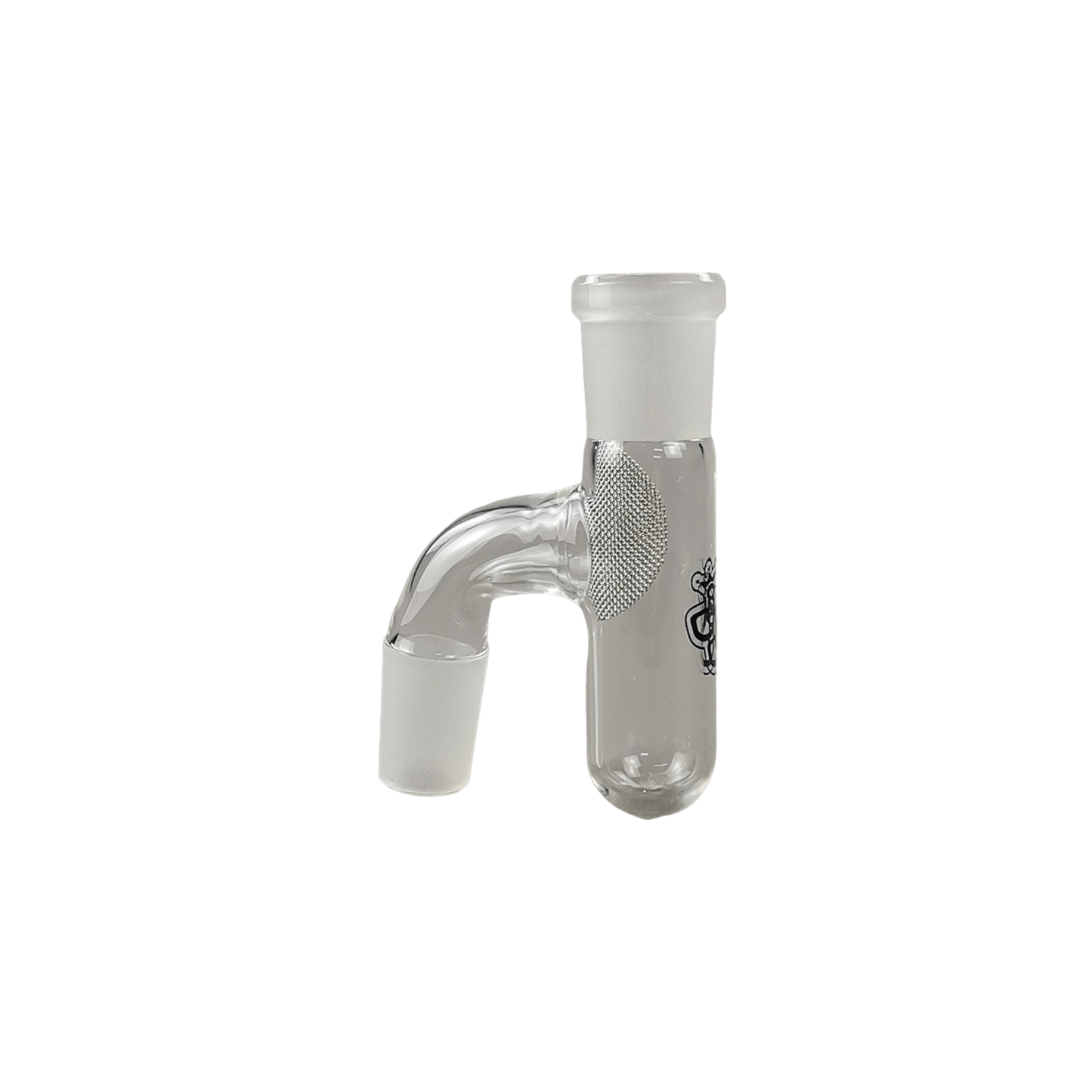 Jelly Joker Aschefänger aus Glas mit 2× 18,8 mm Schliff und JJ-Print