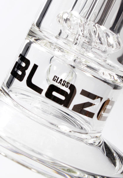 Edle Glasbong mit 2x Trommelperkolator – 36 cm Höhe