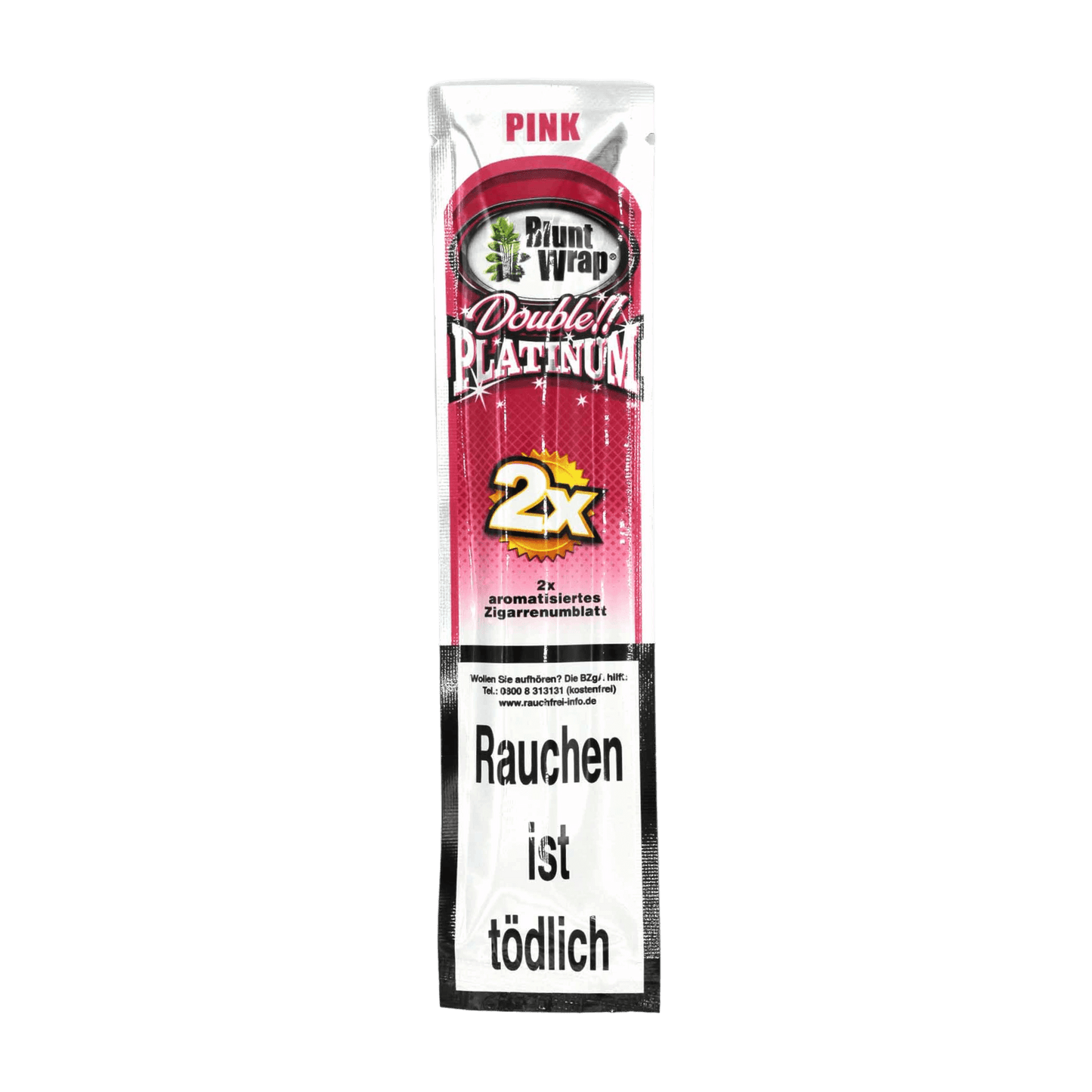 Blunt Wraps Pink Double Premium Bubble Gum