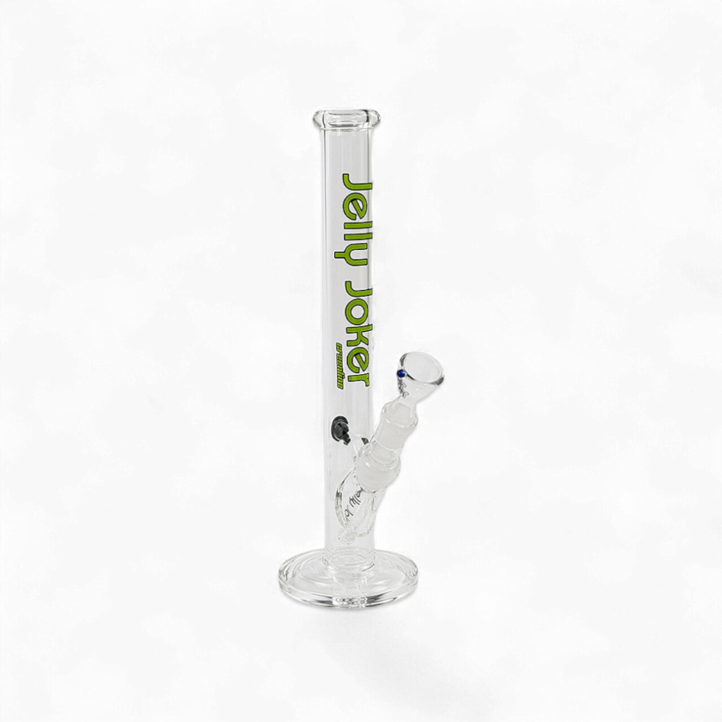 Greenline Bong JJ-S-008 – 35 cm – Borosilikatglas – Schlitzdiffusor – Jelly Joker – mit Kickloch