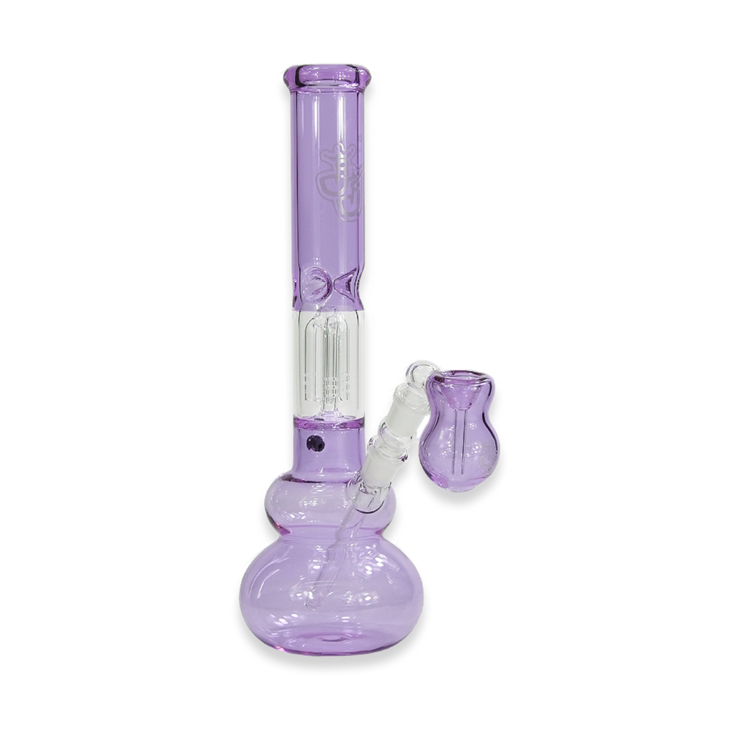 Chillya PK Bong – 30 cm – Pinkes Borosilikatglas – Jelly Joker