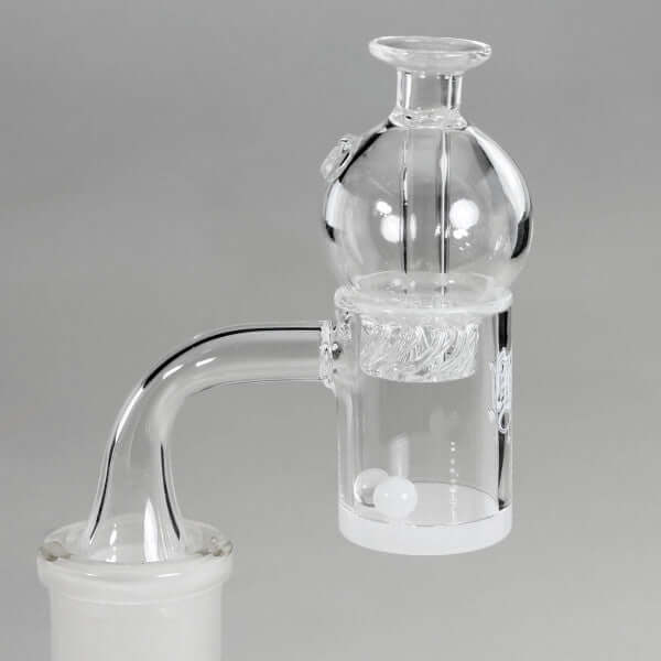 Dabbing Set aus Quarzglas mit Carb Cap und Dab Pearls