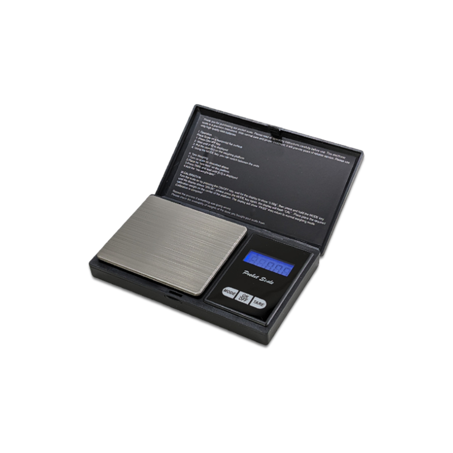 Digitalwaage HY-CS mit einer Kapazität von 100 g, einer Genauigkeit von 0,01 g und den Abmessungen 12,8 x 7,5 x 1,9 cm. Ideal für präzise Messungen.