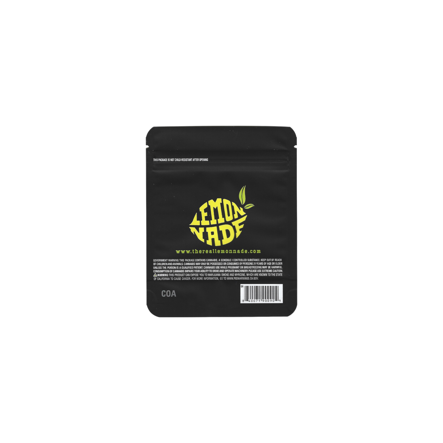 10x Lemon Nade Sorbet Mylar Bag 3,5g - Leer