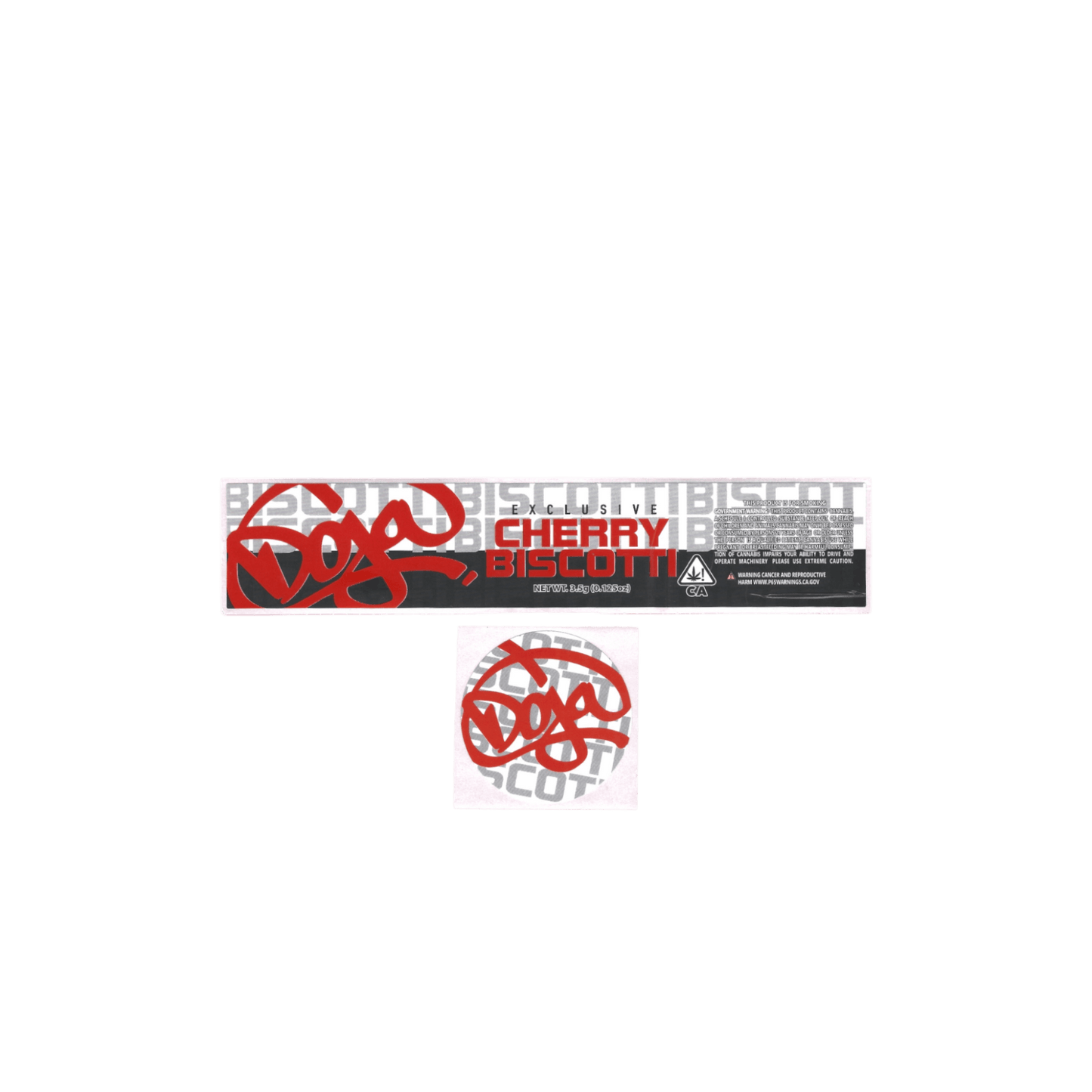 Doja Cherry Biscotti Sticker
