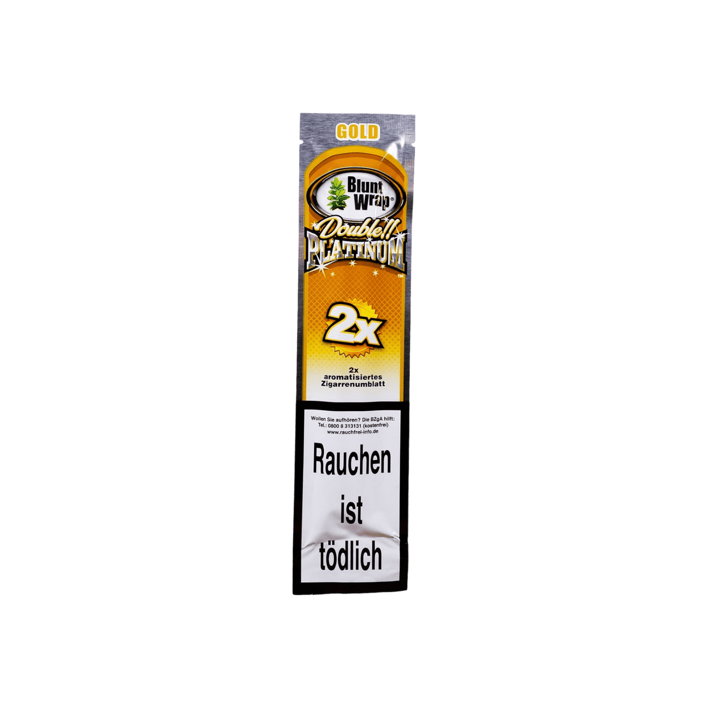 Double Premium Wild Honey Blunt Wraps 2 Stück mit süßem Honig-Aroma