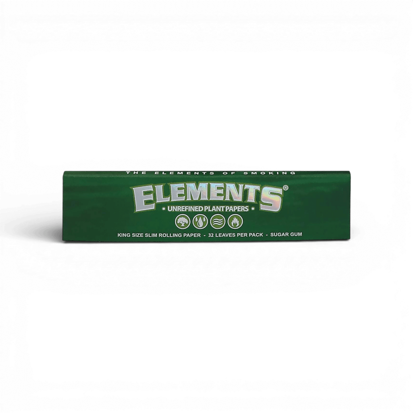 ELEMENTS Green Papers King Size Slim grün