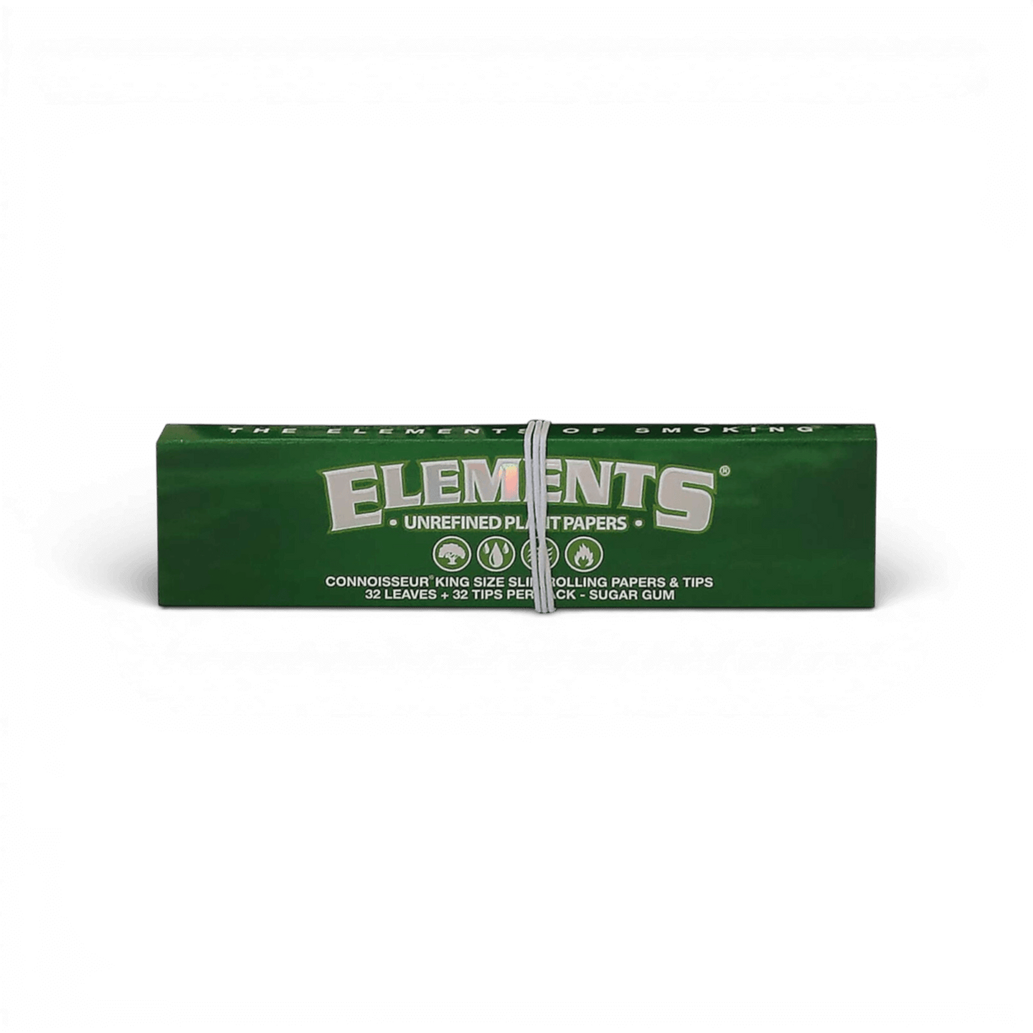 ELEMENTS Green Papers King Size Slim mit Tips