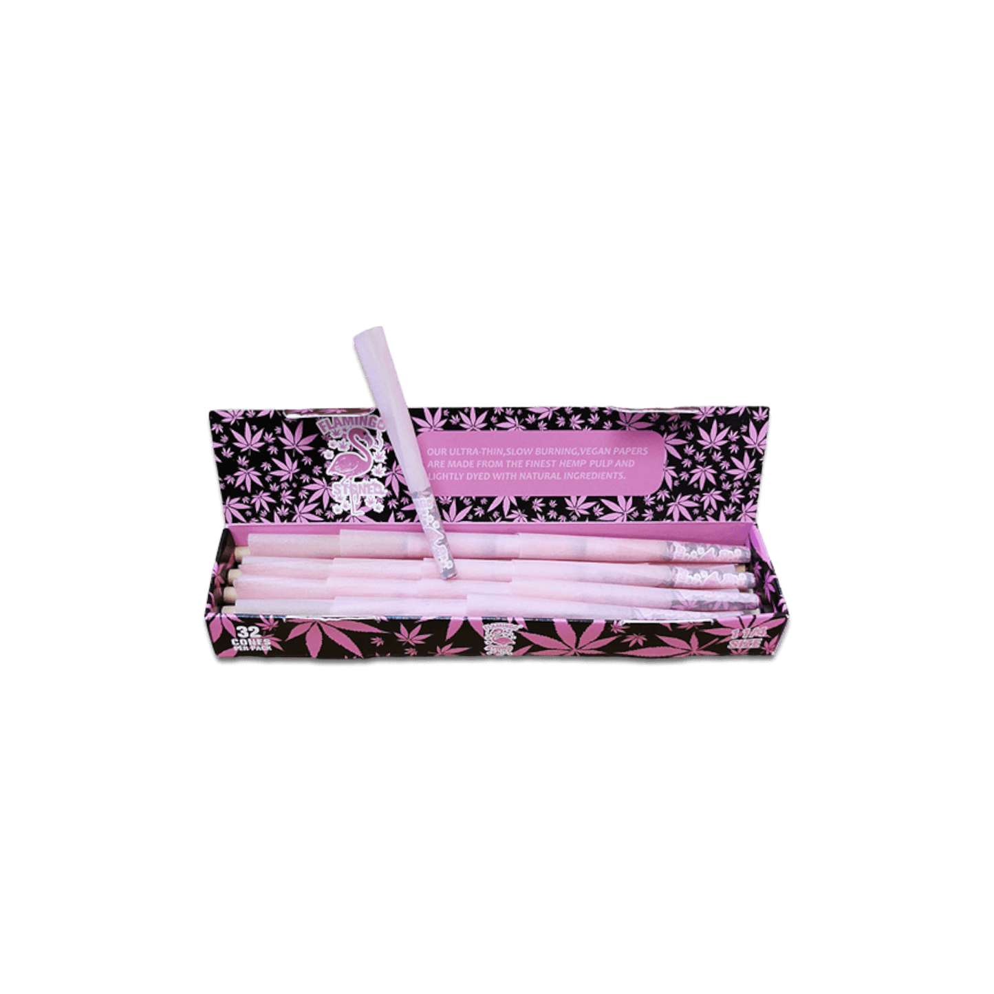 Flamingo Stoned Prerolled Cones Pink 32 Stück