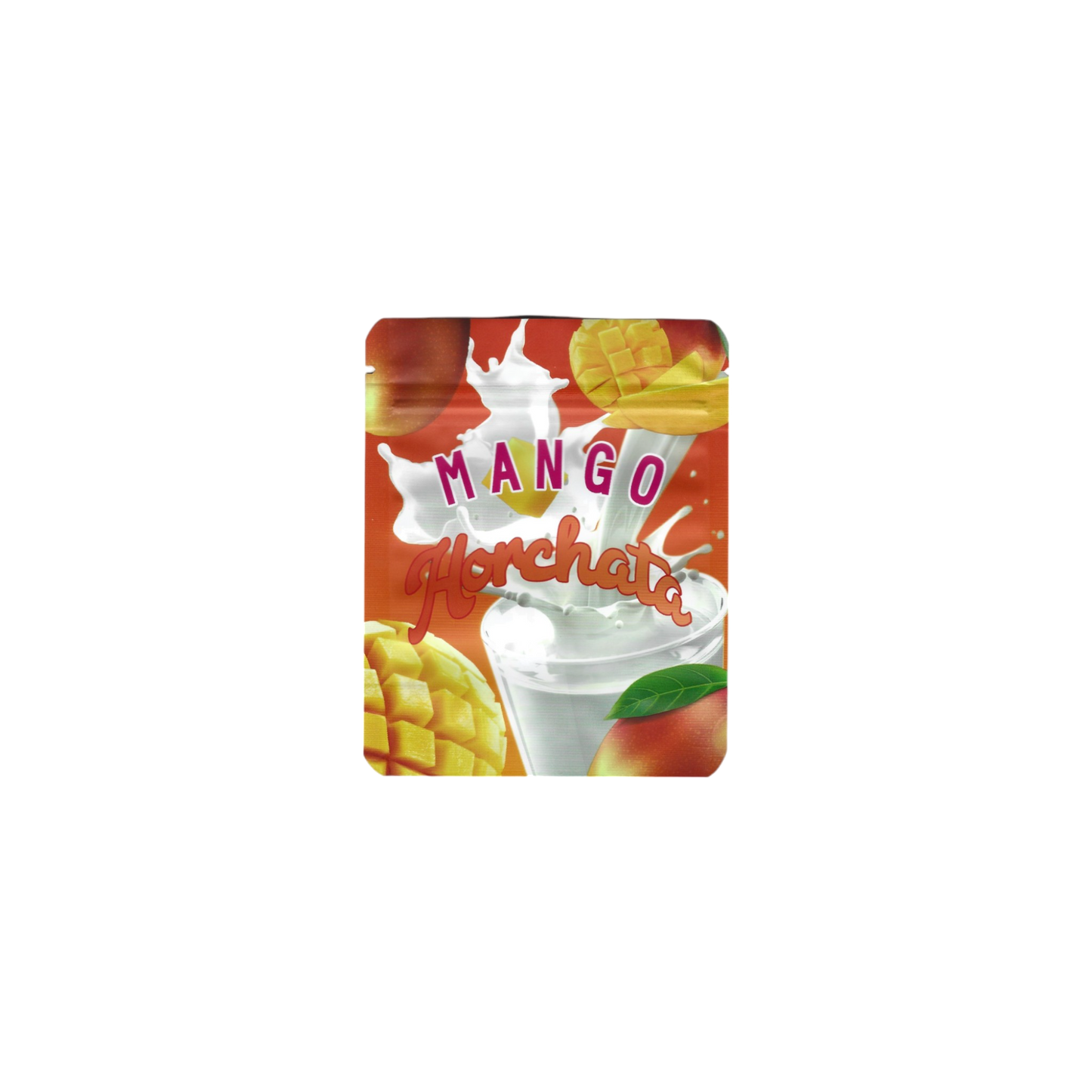 10x Mango Horchata Mylar Bag 3,5g - Leer