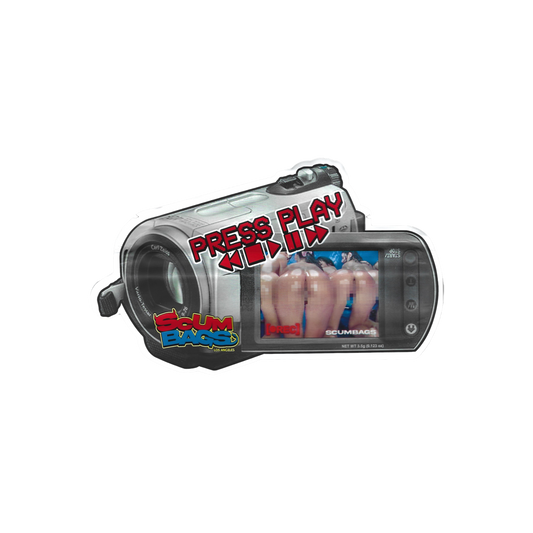 10x SCUM BAGS Press Play shaped Mylar Bag 3,5g - Leer