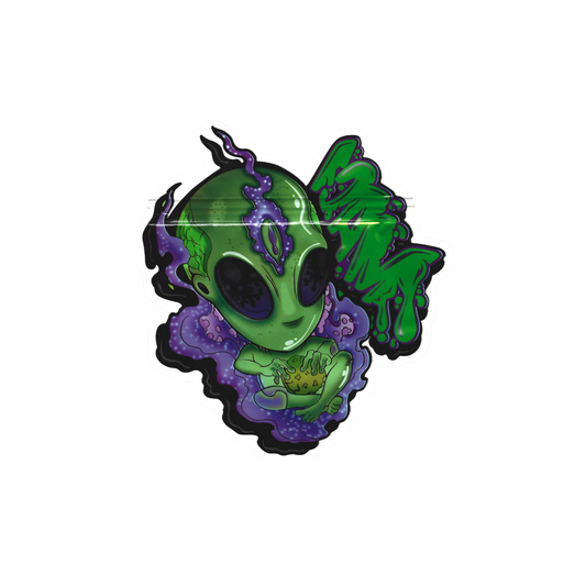 10x MAC1 Alien shaped Mylar Bag 3,5g - Leer