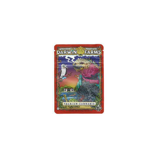 10x Darwin Farms Mylar Bag 3,5g - Leer