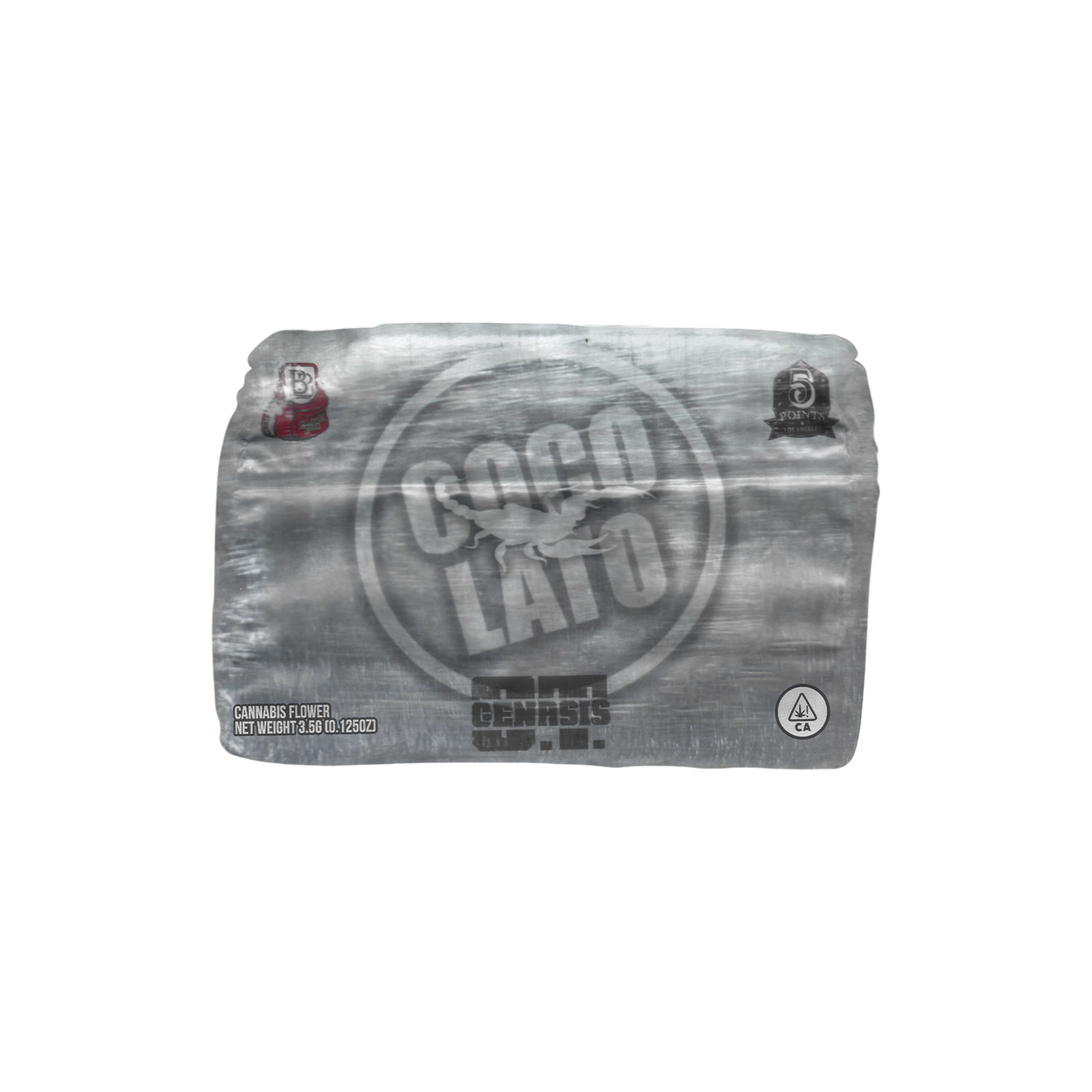 10x Backpackboyz COCO LATO shaped Mylar Bag 3,5g - Leer