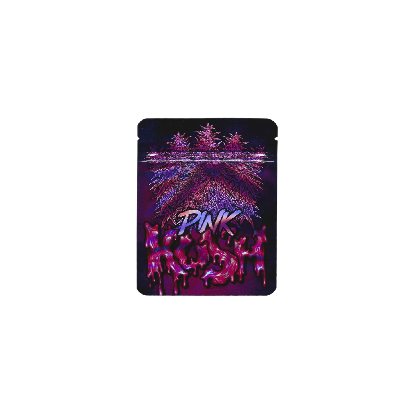 10x Pink Kush Mylar Bag 3,5g - Leer