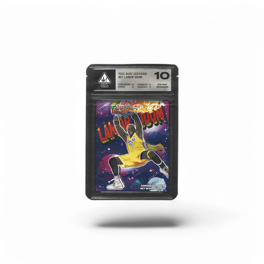 Mylar Bag mit auffälligem Cali Pack Motiv für Sammler.