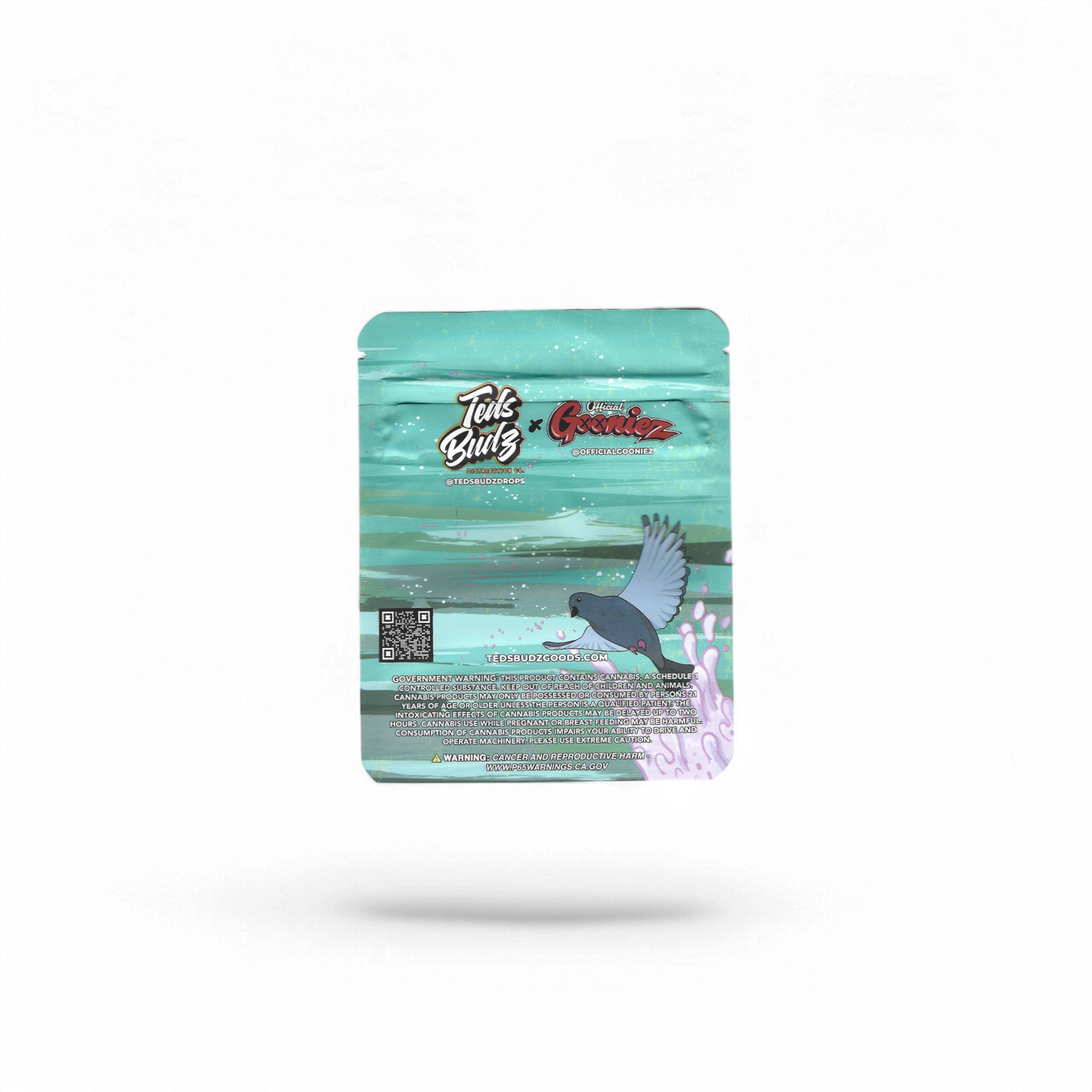 10x Teds Budz Manhattan Gumdrop Mylar Bag 3,5g - Leer