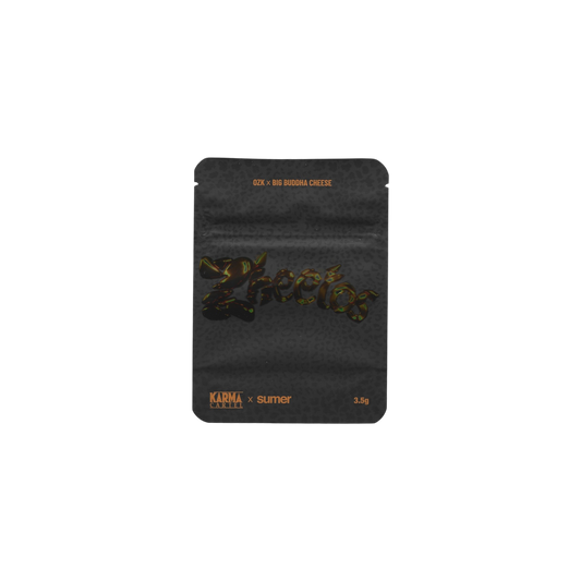 10er-Pack leere Sumer Zheetos Mylar Bags (3.5g) mit buntem Design – luftdicht, blickdicht und wiederverschließbar.