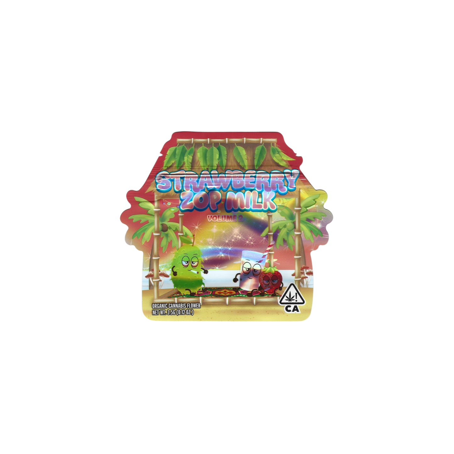 10er-Set Zour Zop Mylar Bags (3.5g, leer) – auffälliges Design, luftdicht & perfekt zum Sammeln.