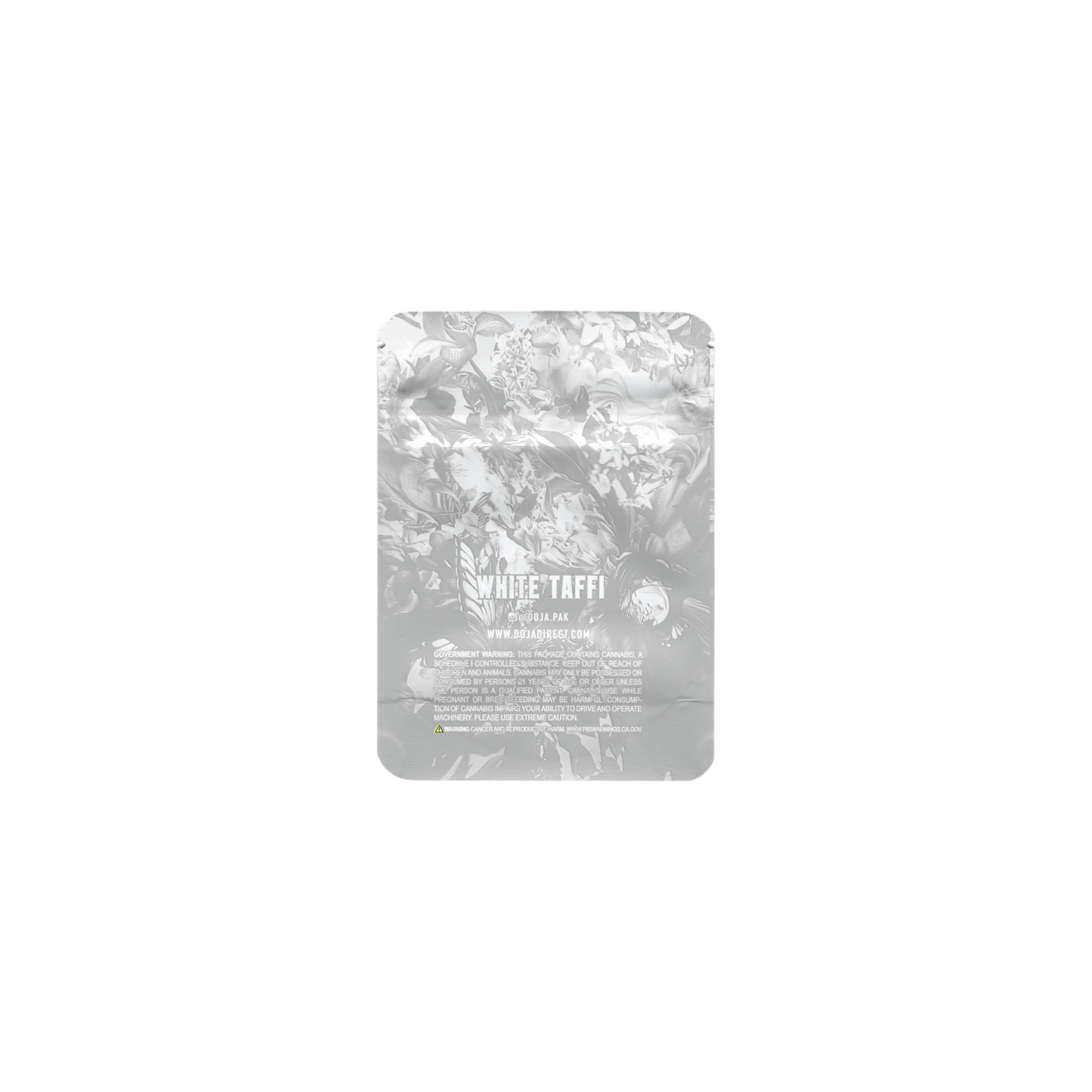 10x Doja WHITE TAFFI Mylar Bag 3,5g - Leer