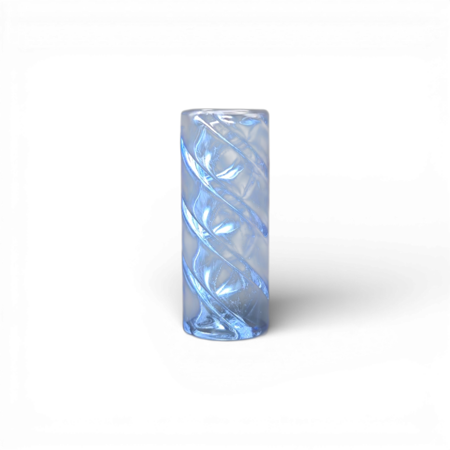 Glas Tip 12mm Nudel Glas Tips Blau