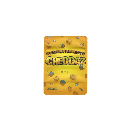 10x SUMER CHEDDAZ Mylar Bag 3,5g - Leer