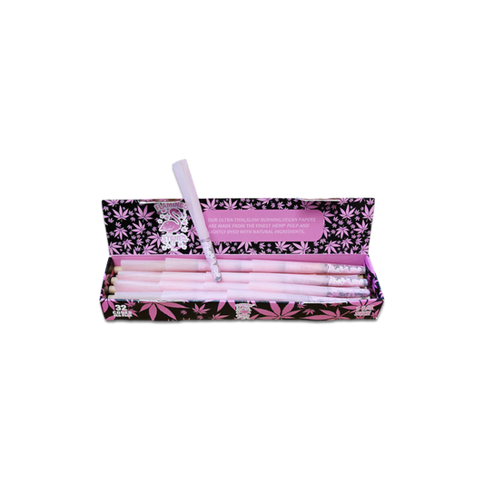 32x Prerolled Pink Flamingo Stoned Cones – 8,3 cm für komfortables Rauchen