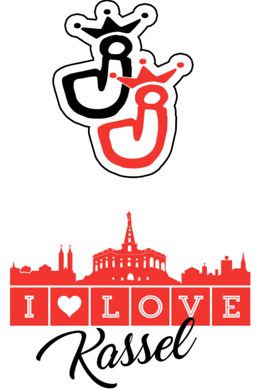 Bong I Love Kassel – Borosilikatglas – Stadtmotiv – Jelly Joker