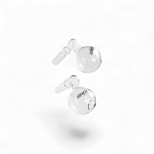 Ölkopf aus Borosilikatglas in Kugelform mit 14,5 mm Schliff – ideal für Konzentrate