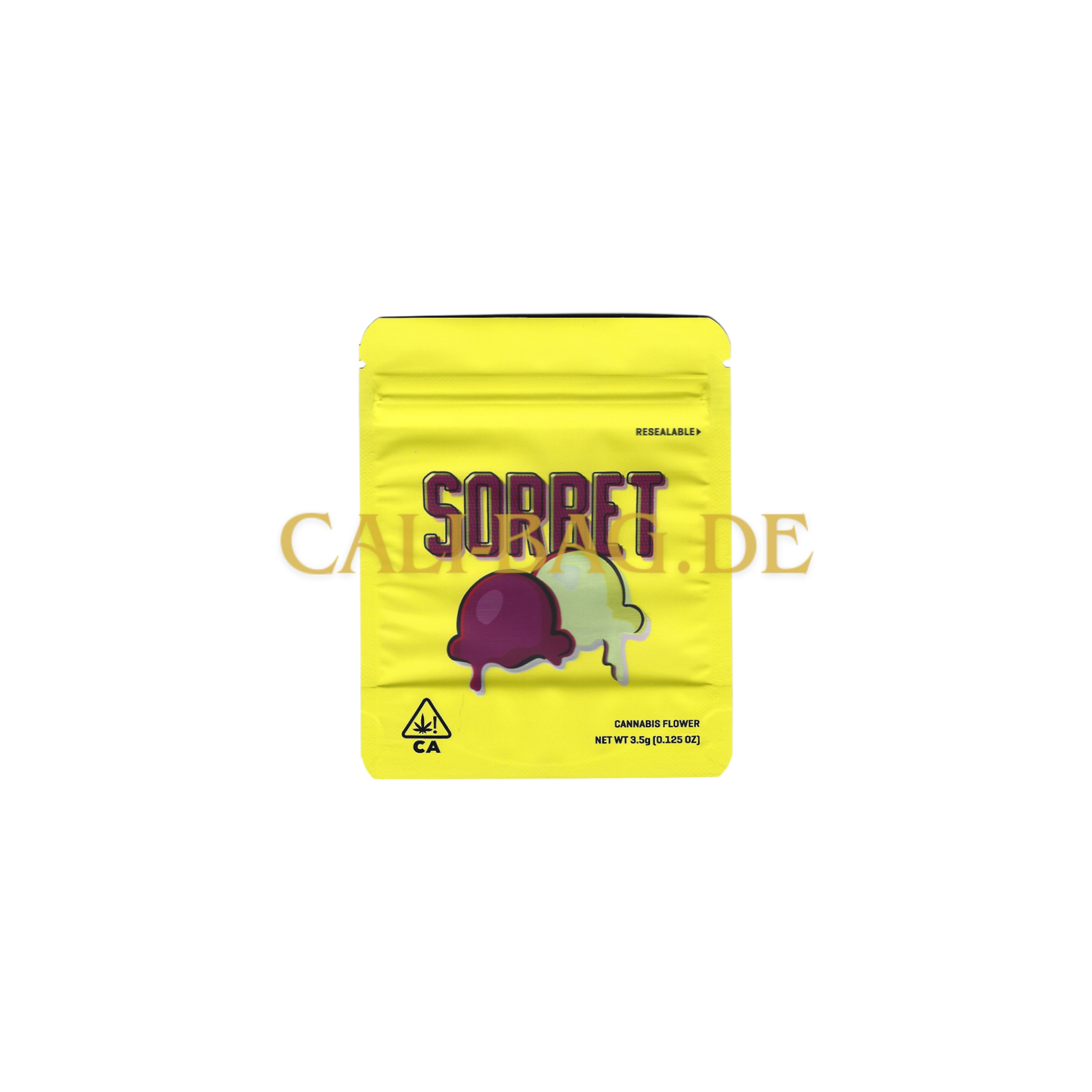 10x Lemon Nade Sorbet Mylar Bag 3,5g - Leer