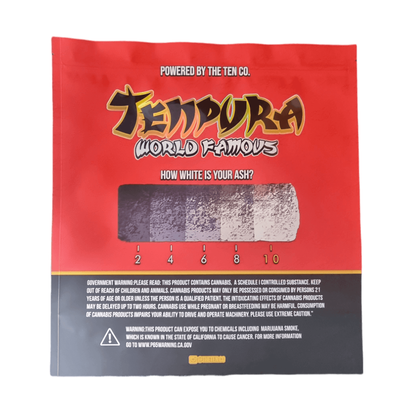 1x THE TEN co. Tenpura Mylar Bag 454g - Leer