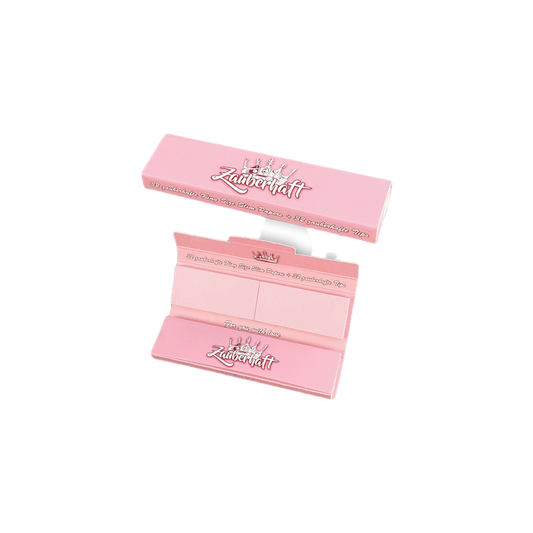 Zauberhaft Pink Papers King Size Slim + Tips
