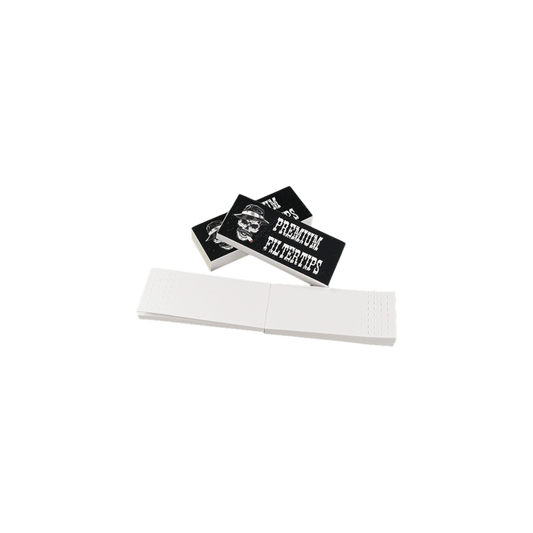 Weiße Premium Tips - 50 Tips - 60x25mm - perforiert