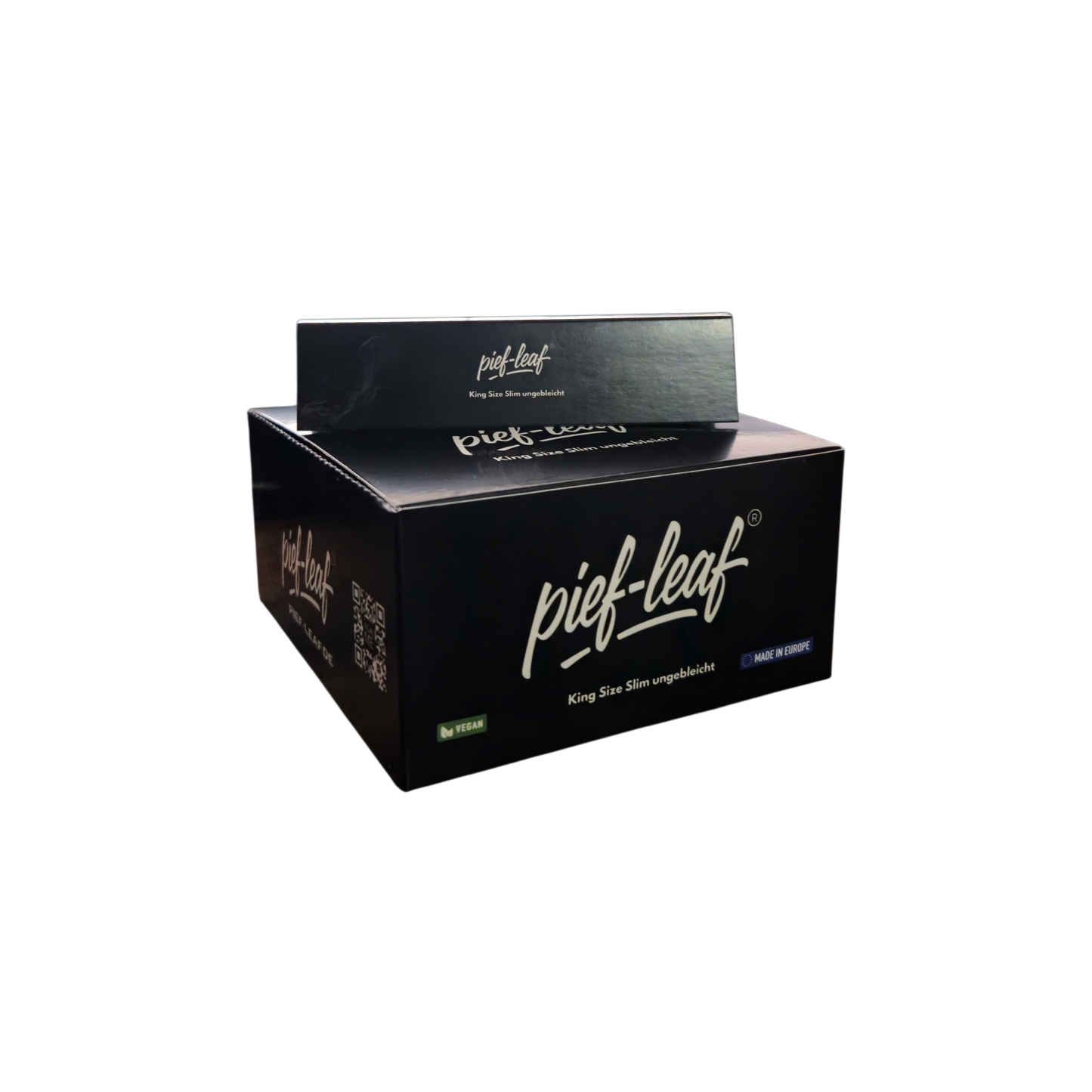 Pief-Leaf® King Size Slim ungebleicht Longpapes Box mit 40 Heftchen