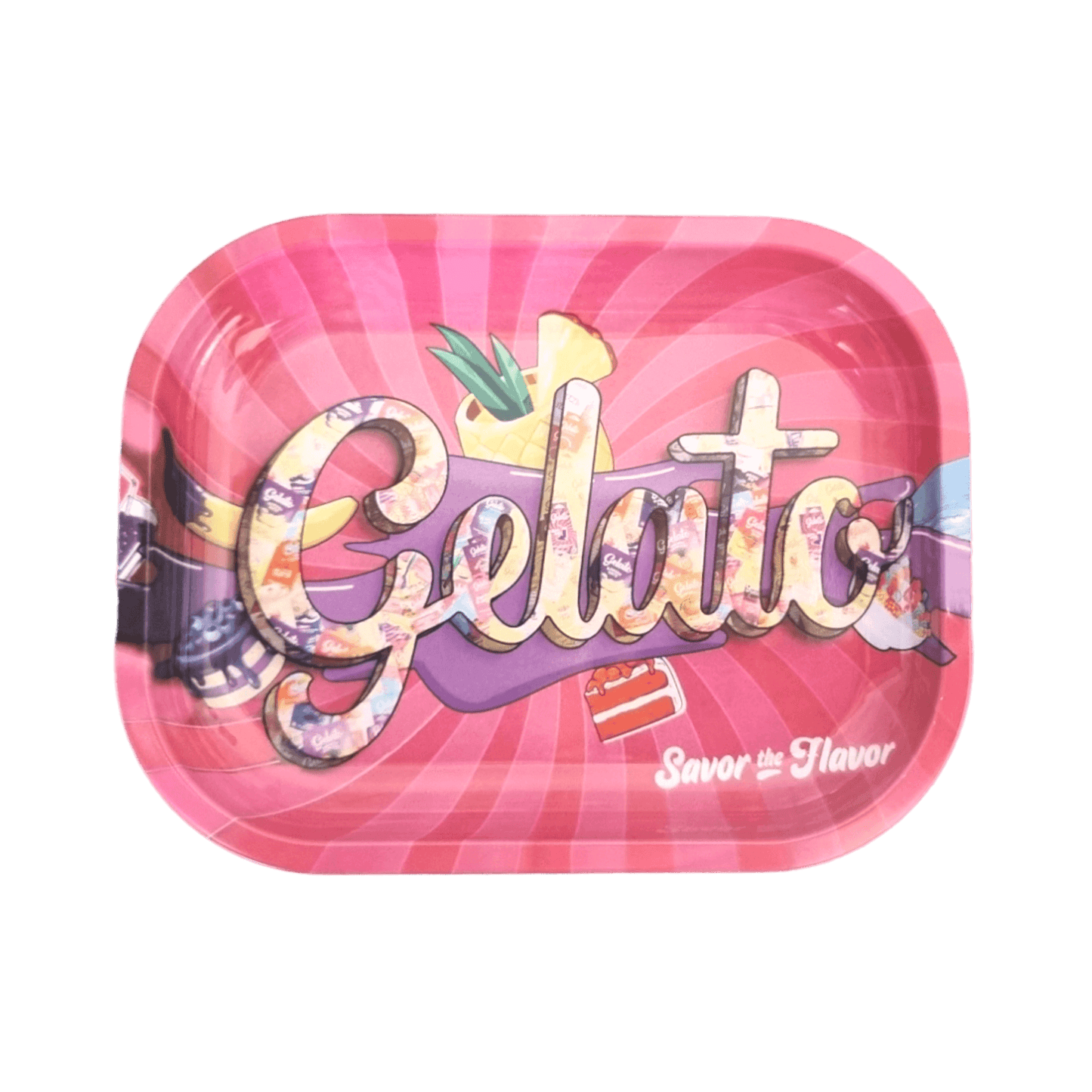 Rolling Tray Gelato aus Metall 14x18 cm Produktfoto
