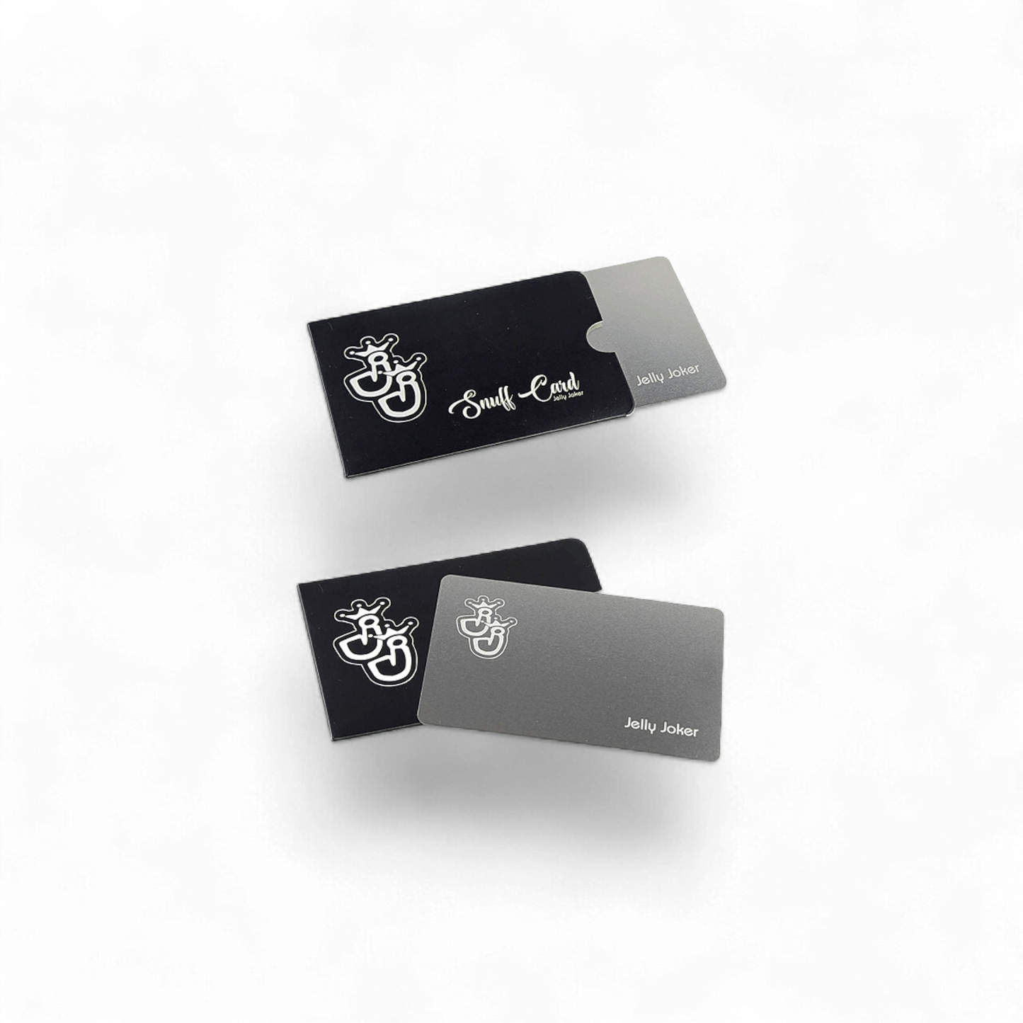 Snuff Card aus Edelstahl im Kreditkartenformat von Jelly Joker