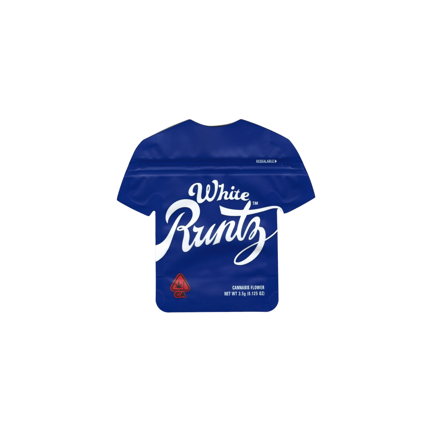 10x Runtz White shaped Mylar Bag 3,5g - Leer