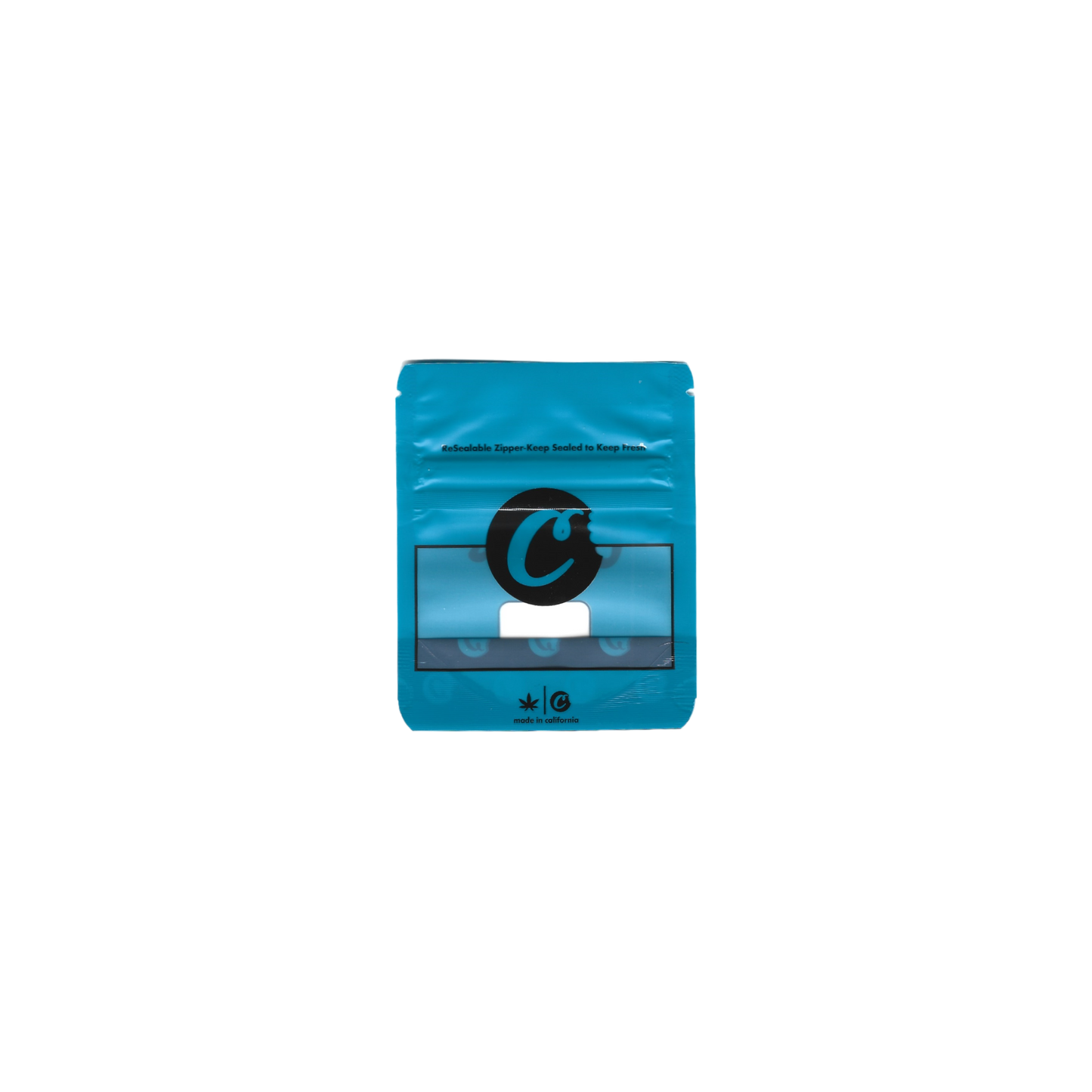 10x Cookies Blue Mylar Bag 1-3,5g - Leer