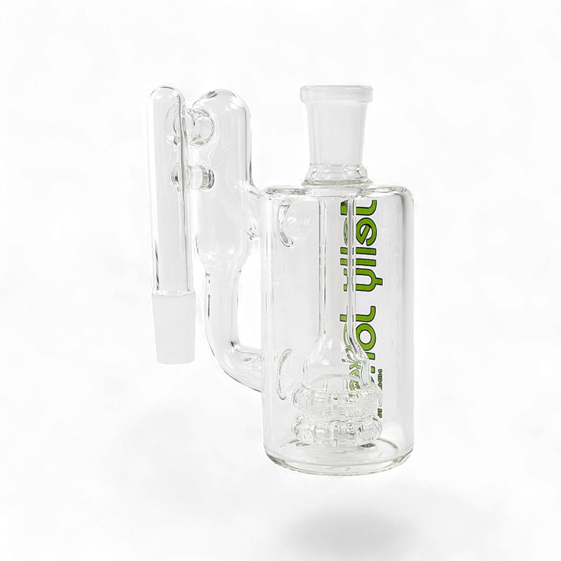 Vorkühler Ninety14 – 12cm – 14,5mm Glas-Pre-Cooler mit Doppelwheelpercolator