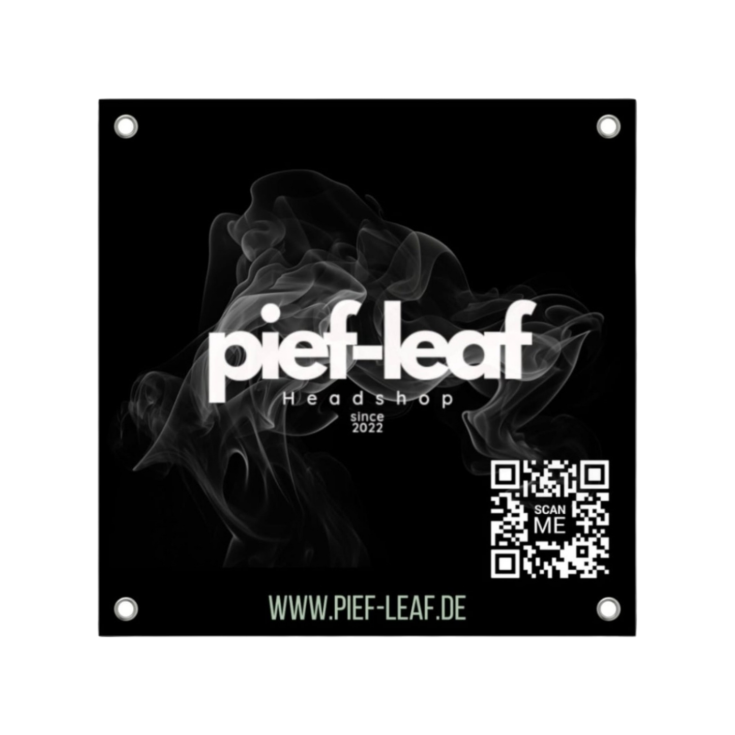 Pief-Leaf Banner 50x50 cm – Für Growzelte & Growrooms geeignet