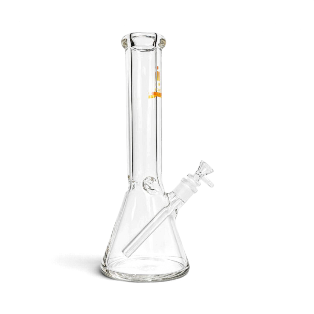 Massive Beaker Glasbong aus transparentem Borosilikatglas