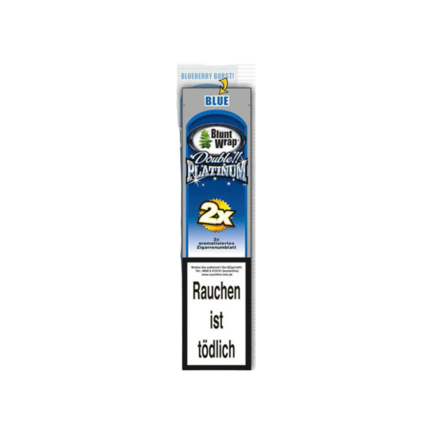 Blunt Wrap BLUE Double Premium (Blueberry Burst)
