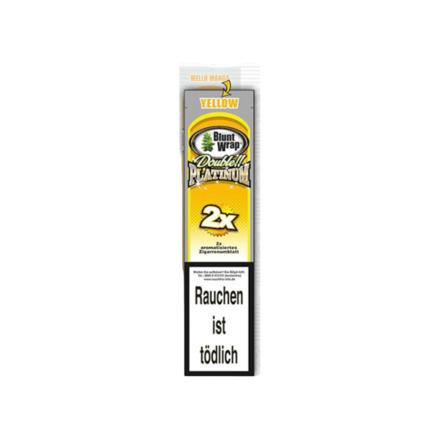 Blunt Wraps YELLOW Double Premium (Mello Mango)
